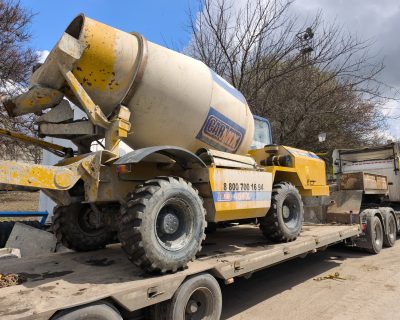 Carmix 45 FX для мостового строительства: срочная отправка техники на объект в районе Дебальцево